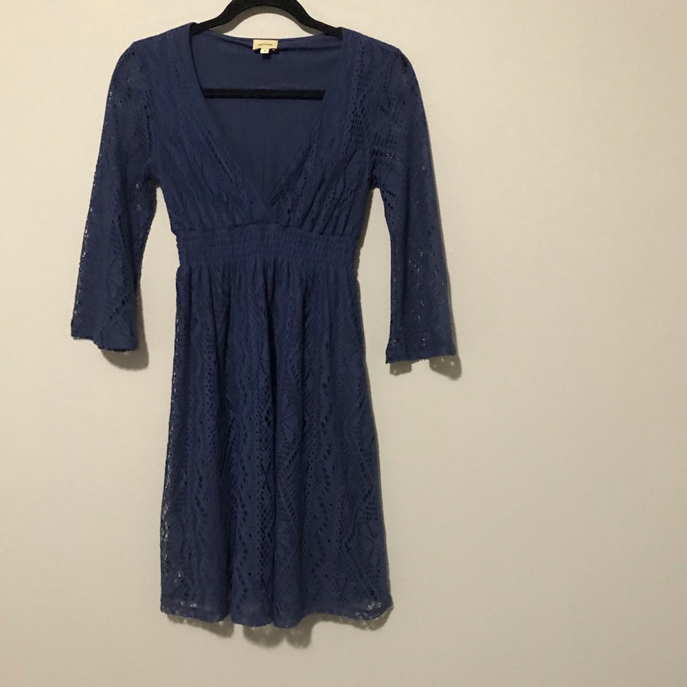 Ella Moss Navy Lace Dress